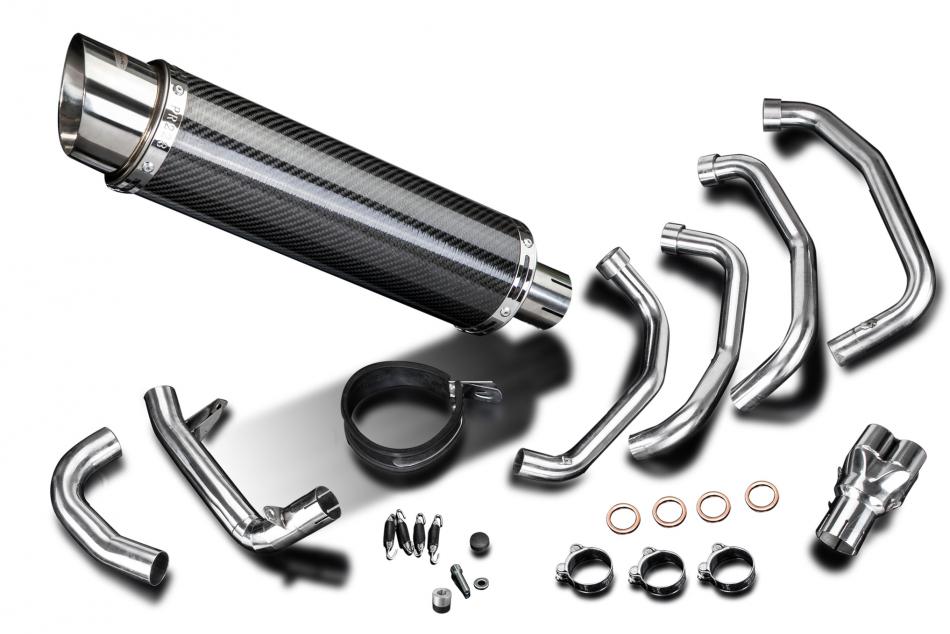 Kawasaki ZX-11 Ninja 1990-2001 Complete Exhaust 4-1 14″ Round 