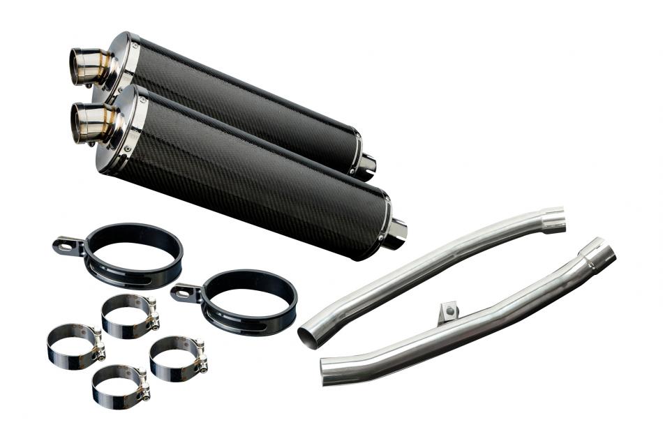 Kawasaki ZX-14R 2012-2023 Slip On 18″ Oval Carbon Exhaust Muffler Kit