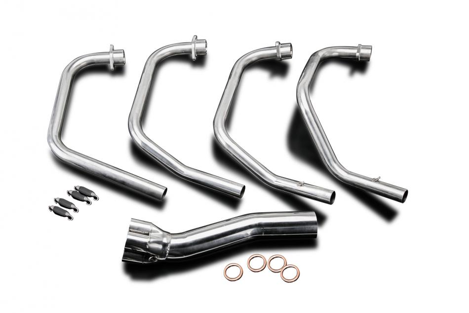 Suzuki GS750 1977-1979 Delkevic Stainless Steel 4-1 Exhaust Headers  Downpipes