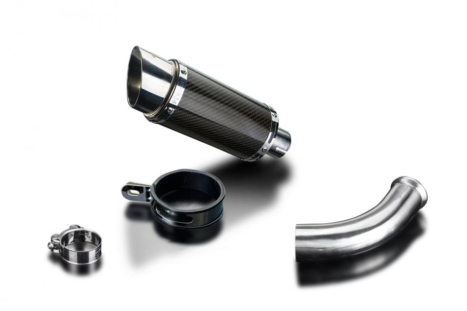 Slip-On 8-inch Round Carbon Fiber Muffler for Vitpilen 401