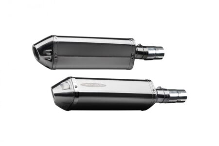 Slip-On Exhaust Set with TriOval 304 Stainless Steel 13-inch