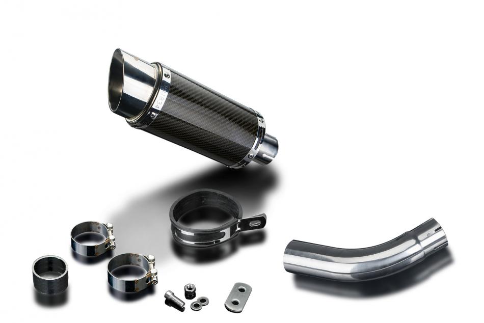 Slip-On 8-inch Round Carbon Fiber Muffler for SV650