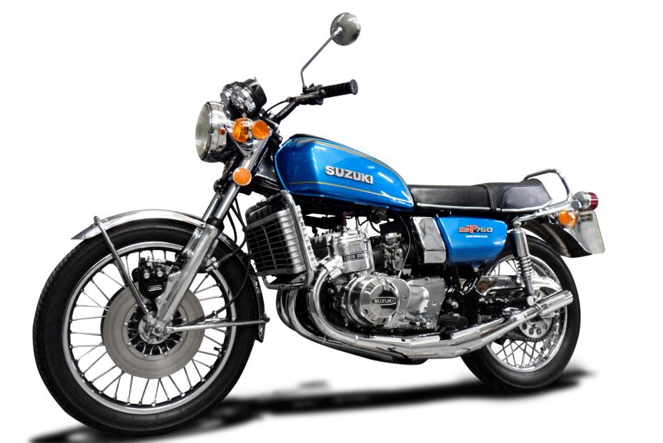Suzuki GT750 74-77 Full 3-3 Chrome Performance Exhaust Expansion