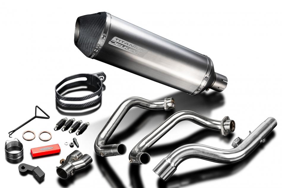 Complete Exhaust with 13.5 Inch XOval Titanium Muffler for GSX-8S