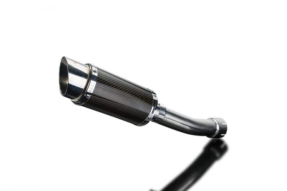 Slip On 8 Inch Stainless Steel Round Muffler for GSX-R750 SRAD