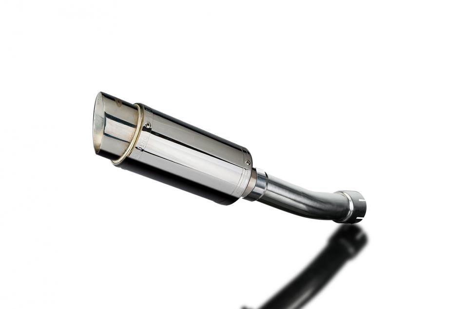 Slip On 8 Inch Stainless Steel Round Muffler for GSX-R750 SRAD