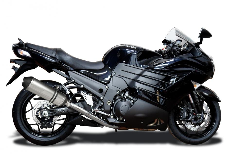 Kawasaki ZX-14R 2012-2023 Complete Exhaust 4-2 13.5″ X-Oval