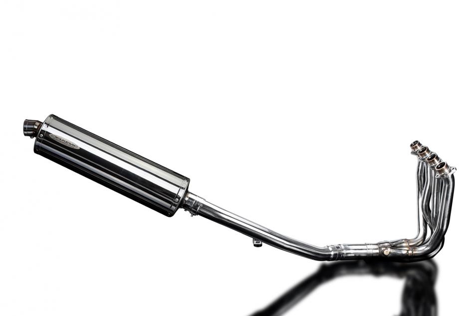 マサ Full 304 Stainless Steel 4 into 1 Exhaust with 18-inch Oval