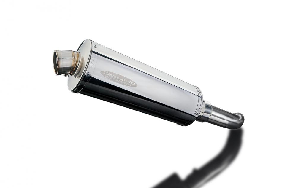 Slip On with 14 Inch Stainless Steel Oval Muffler for SV650