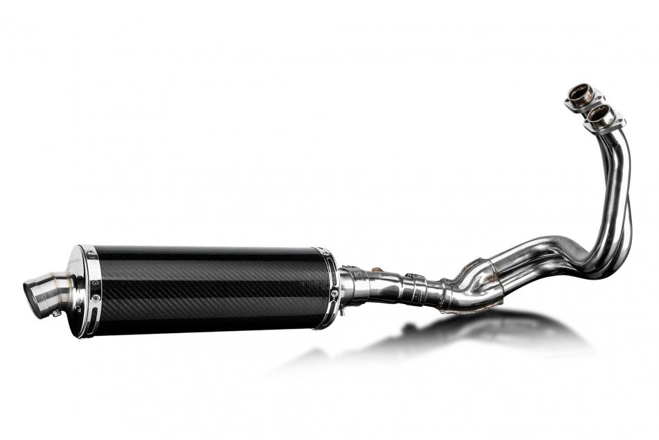 Full 2 into 1 Exhaust made from 304 Stainless Steel with a Slip on