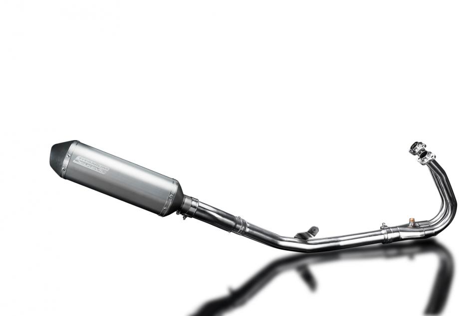 Full Exhaust with 13.5 Inch Titanium XOval Muffler for NINJA 400